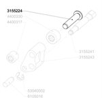 Axle Bolt, M45/6