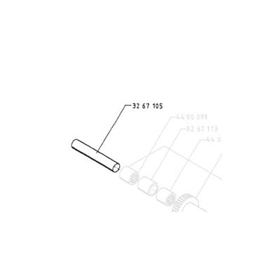 Shaft, wire transport drive gear