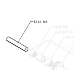 Shaft, wire transport drive gear