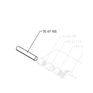 Shaft, wire transport drive gear