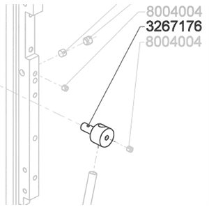 Bracket, center wire tube