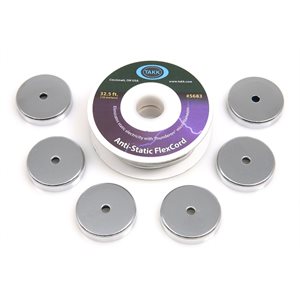 Anti-Static Flexcord Kit With 6 Magnets (32.5 Ft)