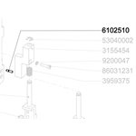 Straight pin: DIN 6325: M2.5 x 10mm