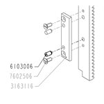 Straight pin: DIN 6325: M3 x 6mm