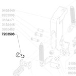 Screw, pan head: DIN 84: 3.5x8mm