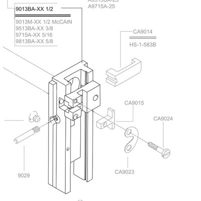 Bender Bar Assembly 1/2 Cr