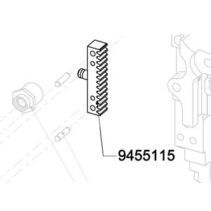 Tooth Rack, M45/6