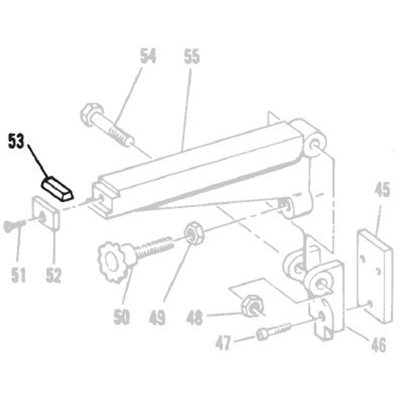 Clincher Block 7/16 Cr, Arm