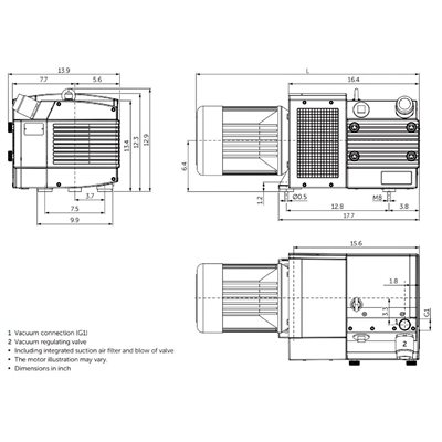 Becker Kvt 3.60 Vacuum Pump 