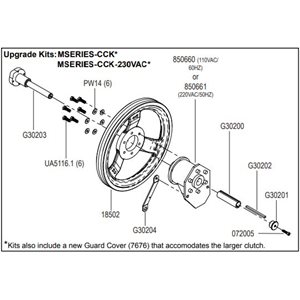 M-Series CB7 Clutch Conversion Kit - 115VAC/60Hz