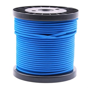 Volta RPB Solid Blue Round Textured PU Belting 3mm (100' Roll)