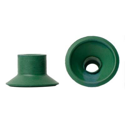 Green Rubber Sucker 9/16 H x 1 W x 1/4 ID (6.35mm) Muller Martini (0020.1910)