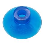 Blue Vinyl Vacuum Cup .90 H x 1.68 W x 3/8 ID Style E