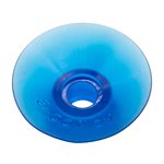 Blue Vinyl Vacuum Cup .90 H x 1.68 W x 3/8 ID Style E