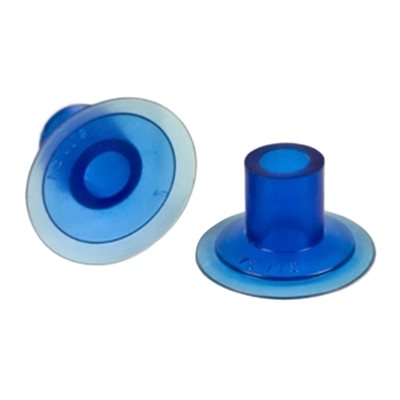 Blue Vinyl Vacuum Cup .66H x 1.11W x .31B Style C