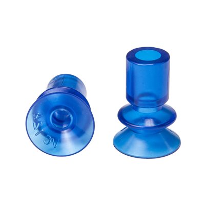 Blue Vinyl Vacuum Cup 1.45H x 1.02W x .35B Style K