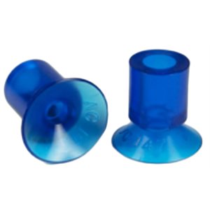 Blue Vinyl Vacuum Cup 1.00H x 1.04W x .38B Style C