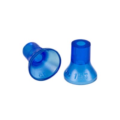 Blue Vinyl Vacuum Cup .53H x .5W x .13B Style C