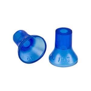 Blue Vinyl Vacuum Cup .53H x .5W x .13B Style C