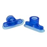 Blue Vinyl Vacuum Cup .55H x .1.14W x .25B Reduces To .13  Style C