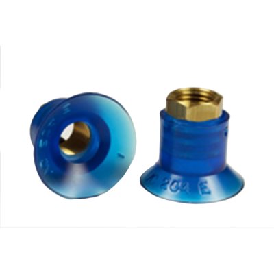 Blue Vinyl Vacuum Cup 1.10H x 1.25W x 1/4 NPT Style E