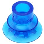 Blue Vinyl Vacuum Cup .95H x 1.25W x .44B Style K