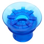 Blue Vinyl Vacuum Cup .95H x 1.25W x .44B Style K