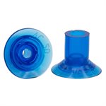 Blue Vinyl Vacuum Cup 1.00H x 1.25W x .41B Style C