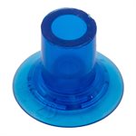 Blue Vinyl Vacuum Cup 1.00H x 1.25W x .41B Style C