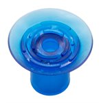 Blue Vinyl Vacuum Cup 1.00H x 1.25W x .41B Style C