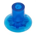 Blue Vinyl Vacuum Cup 1.00H x 1.37W x .31B Style C