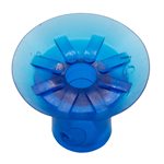 Blue Vinyl Vacuum Cup 1.00H x 1.37W x .31B Style C