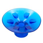 Blue Vinyl Vacuum Cup 1.31 H x 3.09 W x 0.48 ID Style B