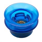 Blue Vinyl Vacuum Cup 1.12H x 1.5W x 1/4 NPT w/Cleats Style J