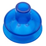 Blue Vinyl Vacuum Cup 1.59H x 2.0W x .5B Style K