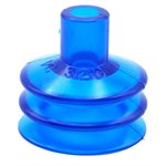 Blue Vinyl Vacuum Cup 1.87H x 2.0W x .43B Style K