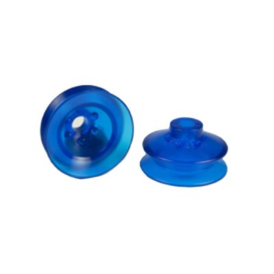 Blue Vinyl Vacuum Cup 1.07 x 2.0W x .38B Style K