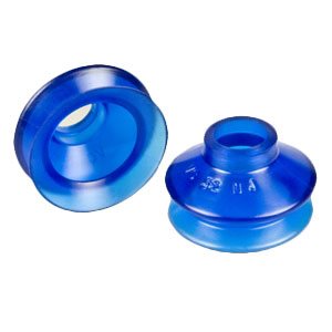 Blue Vinyl Vacuum Cup 1.11H x 1.88W x .78B Style D