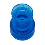 Blue Vinyl Vacuum Cup .98H x .62W x .42B Style H