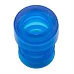 Blue Vinyl Vacuum Cup .98H x .62W x .42B Style H