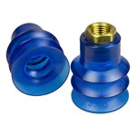 Blue Vinyl Vacuum Cup 2.00H x 1.51W x 1/4 NPT Female Style J