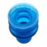 Blue Vinyl Vacuum Cup 1.52H x 1.14W x .31B Style K