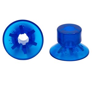 Blue Vinyl Vacuum Cup 1.00H x 1.56W x .37B Style C