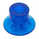 Blue Vinyl Vacuum Cup 1.00H x 1.56W x .37B Style C