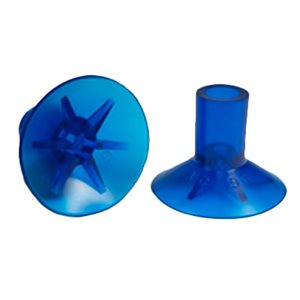 Blue Vinyl Vacuum Cup 2.03H x 2.55W x .62B Style C