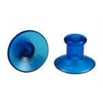 Blue Vinyl Vacuum Cup .73H x 1.06W x .23B Style C