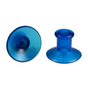 Blue Vinyl Vacuum Cup .73H x 1.06W x .23B Style C