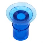 Blue Vinyl Vacuum Cup .92H x .83W x .25B Style C