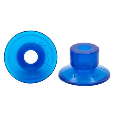 Blue Vinyl Vacuum Cup 1.00H x 1.63W x .38B Style C