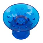 Blue Vinyl Vacuum Cup 1.03H x 1.52W x .38B w/Cleats Style C